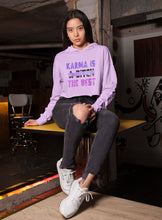 Load image into Gallery viewer, Karma is the Best (Crop Hoodie)