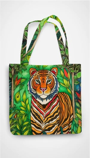 Madhunani Tiger-Tote Bag