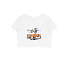 Load image into Gallery viewer, Birds Are Drones (Crop Top)