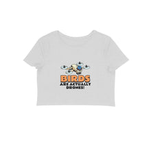 Load image into Gallery viewer, Birds Are Drones (Crop Top)