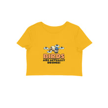 Load image into Gallery viewer, Birds Are Drones (Crop Top)