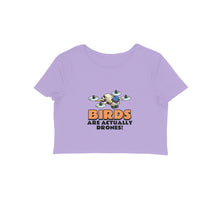 Load image into Gallery viewer, Birds Are Drones (Crop Top)