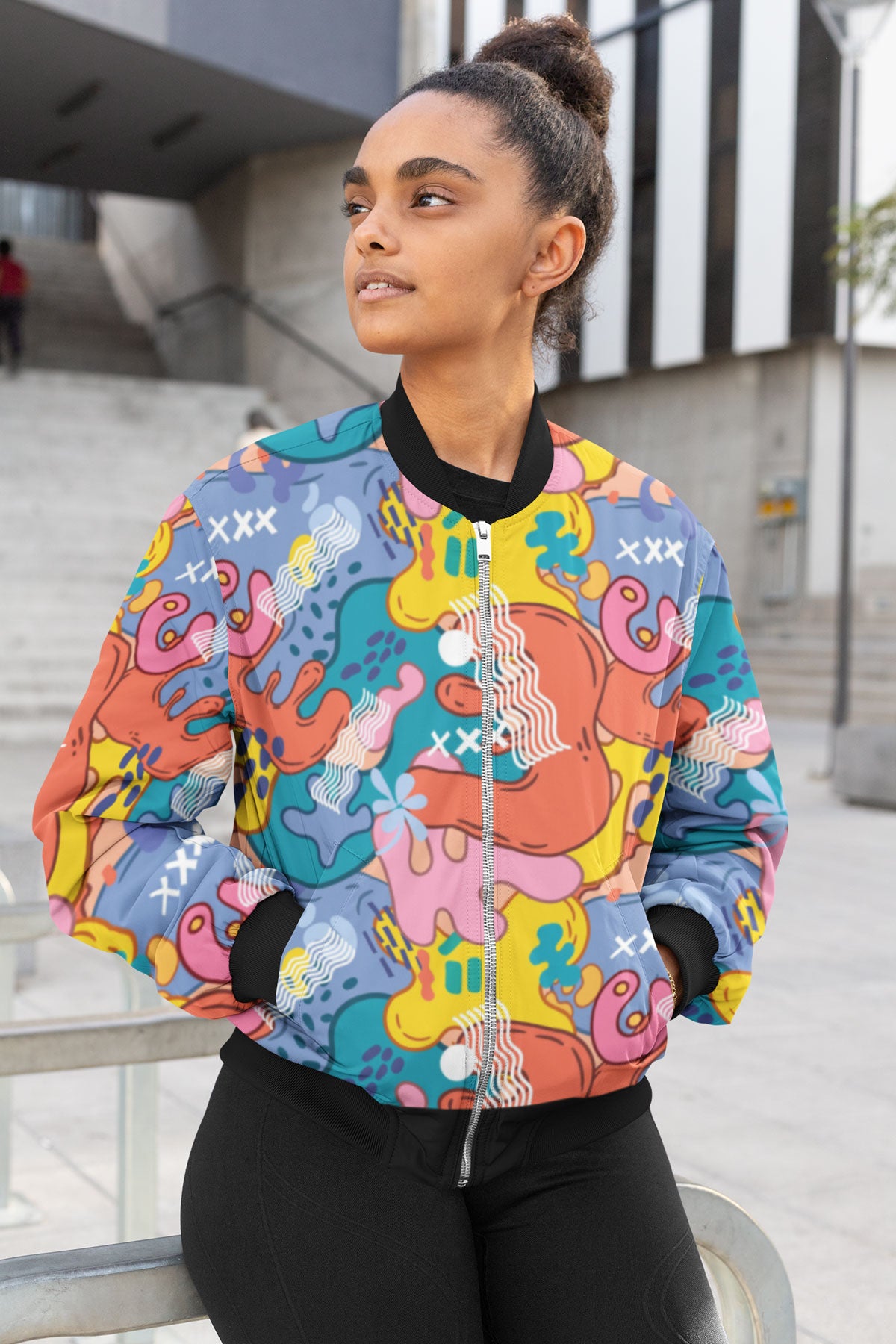 Colors Womens Bomber Jacket