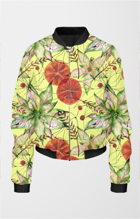 Poinsettia Floral Jacket